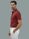 Vida Loca Half Sleeve Spread Collar Cotton Slim Shirt For men and Boys.