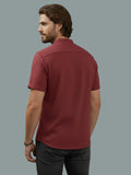 Vida Loca Half Sleeve Chinese collar Cotton Slim Shirt For men and Boys.