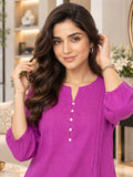 Women’s Rayon Solid Regular Fit Top with Round Neck & 3/4 Sleeves