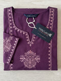 Women’s Rayon Embroidered Peplum Top –Ethnic Casual Wear with 3/4 Sleeves