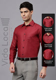 Men's Cotton Blend Slim Fit Formal Shirt