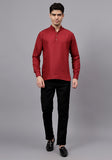 Men's Cotton Blend Slim Fit Short Kurta