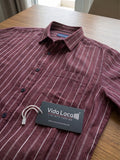 Men’s Striped Casual Shirt – Pure Cotton Fabric