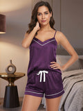 Women's Satin Cami & Shorts Nightwear Set ( 486 )