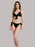 Women's Blue Tie-Up Bikini Swimwear Set ( 376 )