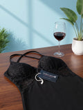 Women's Lace Satin Babydoll Nightdress with Matching Panty  ( 400 )