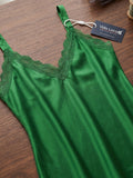 Women's Satin Lace Chemise Nightdress ( 371 )