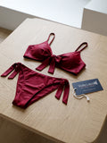 Women's Blue Tie-Up Bikini Swimwear Set ( 376 )