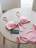 Women's Blue Tie-Up Bikini Swimwear Set ( 376 )