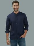 Vida Loca Full Sleeve Chinese collar Cotton Slim Shirt For men and Boys.