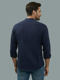 Vida Loca Full Sleeve Chinese collar Cotton Slim Shirt For men and Boys.