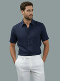 Vida Loca Half Sleeve Spread Collar Cotton Slim Shirt For men and Boys.