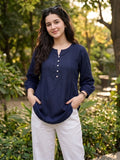 Elegant Viscose Casual Top for Women | Soft & Stylish Everyday Wear