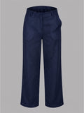 Vida Loca Navy Blue Color Trousers For Women And Girls