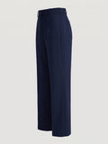 Vida Loca Navy Blue Color Trousers For Women And Girls