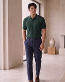 Men’s Cotton Drawstring Casual Trousers | Comfortable Regular Fit Pants