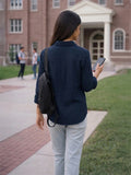 Women’s  Floral Embroidered Cotton Casual Shirt