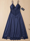 Women’s Lace Mesh Babydoll Nightdress with Side Slit Lingerie Gown