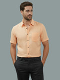 Vida Loca Half Sleeve Spread Collar Cotton Slim Shirt For men and Boys.