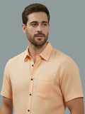Vida Loca Half Sleeve Spread Collar Cotton Slim Shirt For men and Boys.