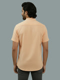 Vida Loca Half Sleeve Chinese collar Cotton Slim Shirt For men and Boys.