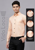 Men's Cotton Blend Slim Fit Formal Shirt