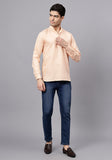 Men's Cotton Blend Slim Fit Short Kurta