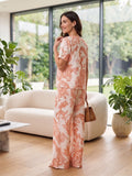 Women's Printed Cotton Night Suit Co-ord Set | Half Sleeve Top & Full-Length Pyjama | Soft & Breathable Loungewear
