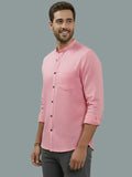 Vida Loca Full Sleeve Chinese collar Cotton Slim Shirt For men and Boys.