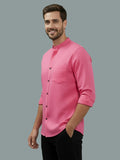 Vida Loca Full Sleeve Chinese collar Cotton Slim Shirt For men and Boys.
