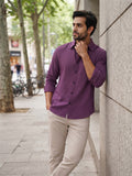Men's White Self-Design Pure Cotton Straight Kurta | Mandarin Collar | Full Sleev