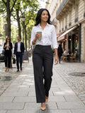 Vida Loca Black Color Trousers For Women And Girls