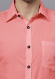 Men's Cotton Blend Slim Fit Formal Shirt