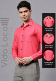 Men's Cotton Blend Slim Fit Formal Shirt