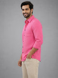 Men's White Self-Design Pure Cotton Straight Kurta | Mandarin Collar | Full Sleev
