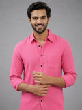 Men's White Self-Design Pure Cotton Straight Kurta | Mandarin Collar | Full Sleev
