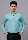 Men's Cotton Blend Slim Fit Formal Shirt