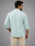 Men's White Self-Design Pure Cotton Straight Kurta | Mandarin Collar | Full Sleev