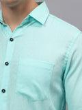 Apektra Men's Regular Fit Full Sleeve Spread Collar Premium Cotton Casual Shirt for Men