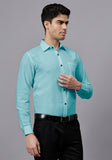 Men's Cotton Blend Slim Fit Formal Shirt