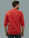 Vida Loca Full Sleeve Chinese collar Cotton Slim Shirt For men and Boys.