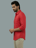 Vida Loca Full Sleeve Spread Collar Cotton Slim Shirt For men and Boys.