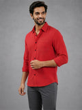 Men's White Self-Design Pure Cotton Straight Kurta | Mandarin Collar | Full Sleev