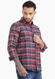 Red Passion Check Shirt - By TrendiVastra
