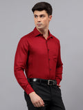 Apektra Men's Regular Fit Full Sleeve Spread Collar Premium Cotton Casual Shirt for Men