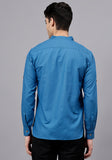 Men's Cotton Blend Slim Fit Short Kurta