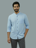 Vida Loca Full Sleeve Chinese collar Cotton Slim Shirt For men and Boys.