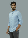 Vida Loca Full Sleeve Chinese collar Cotton Slim Shirt For men and Boys.