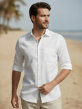 100% Cotton Mens Strip Full Sleeve Shirts