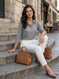 Women’s Viscose Rayon  Shirt | Elegant Casual Office Wear Top
